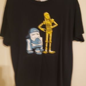 Jay and silent Bob as C3po and R2-D2 tee